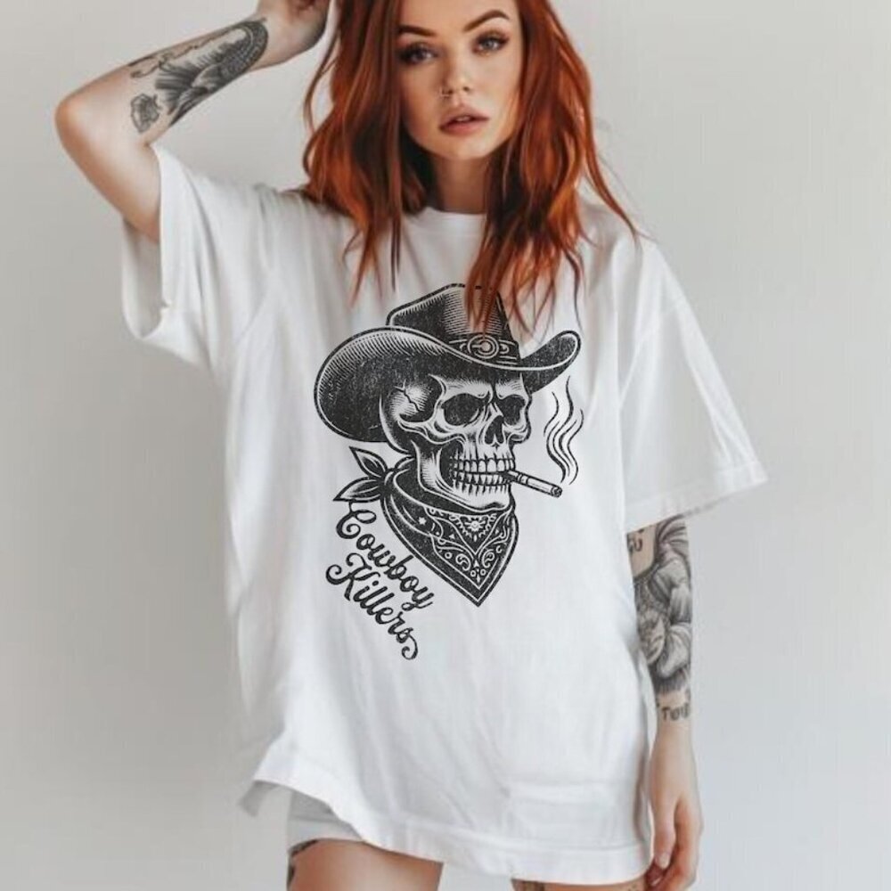 Rodeo 90S Graphic Cowboy Tshirt